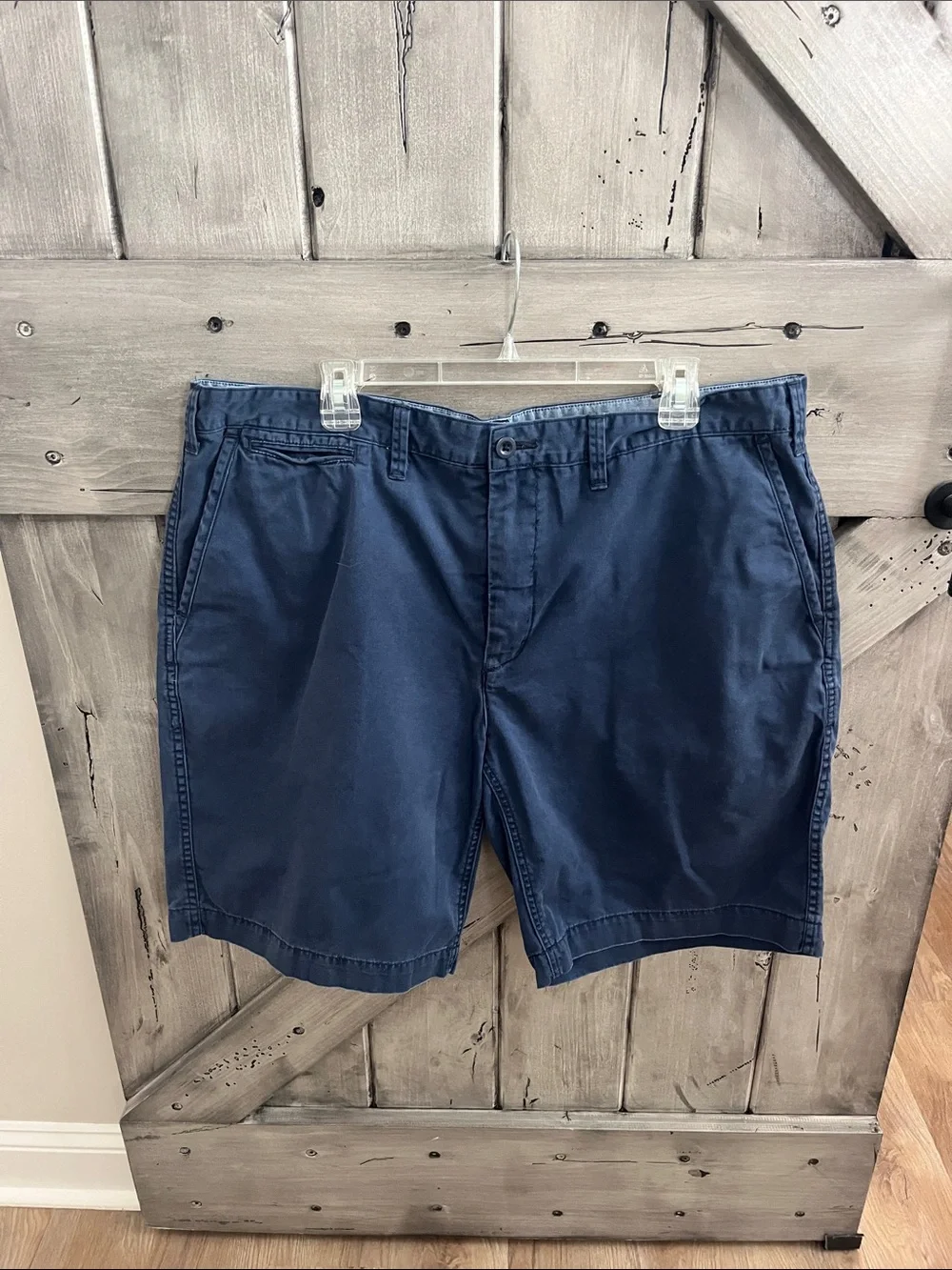 Polo by Ralph Lauren Navy Flat-Front Chino Shorts